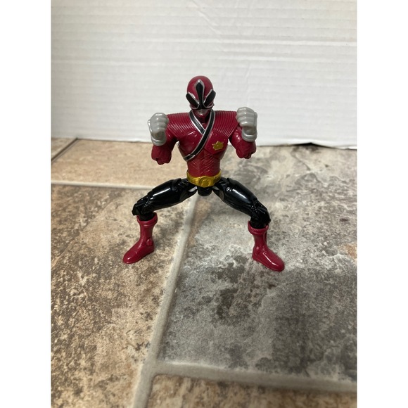 Power Rangers Samurai Red Ranger Action Figure Toy - Picture 6 of 7